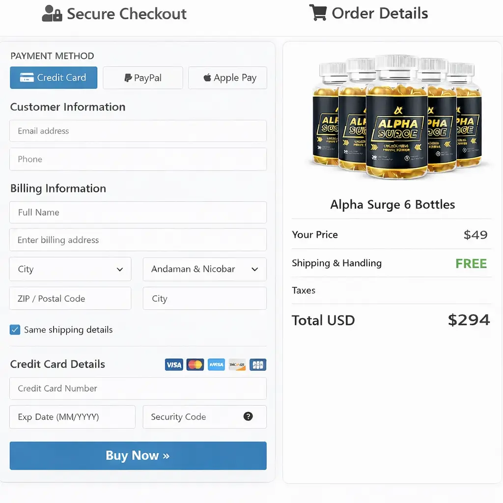 Alpha Surge - Secure Page